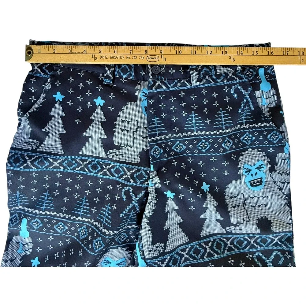 Dec 25th Size M Yeti Abominable Snowman Christmas Suit Blazer Pants Set Drinking